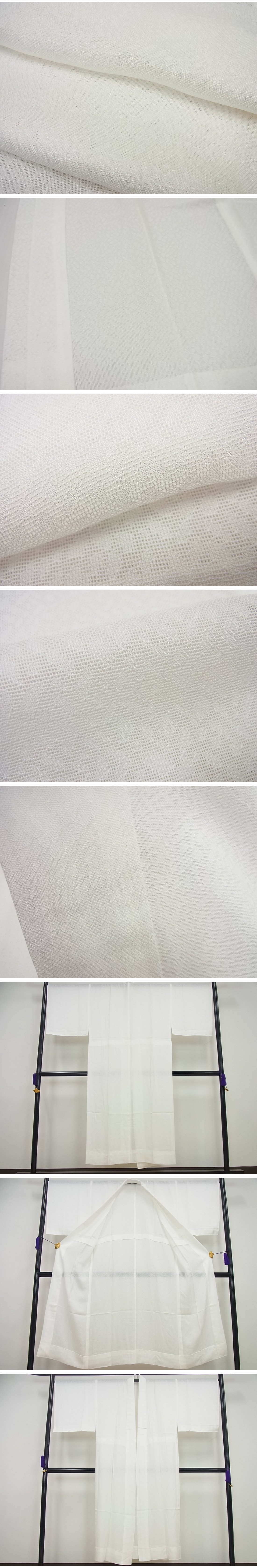 平和屋1■極上　夏物　男性　長襦袢　石畳紋紗　逸品　未使用4s659